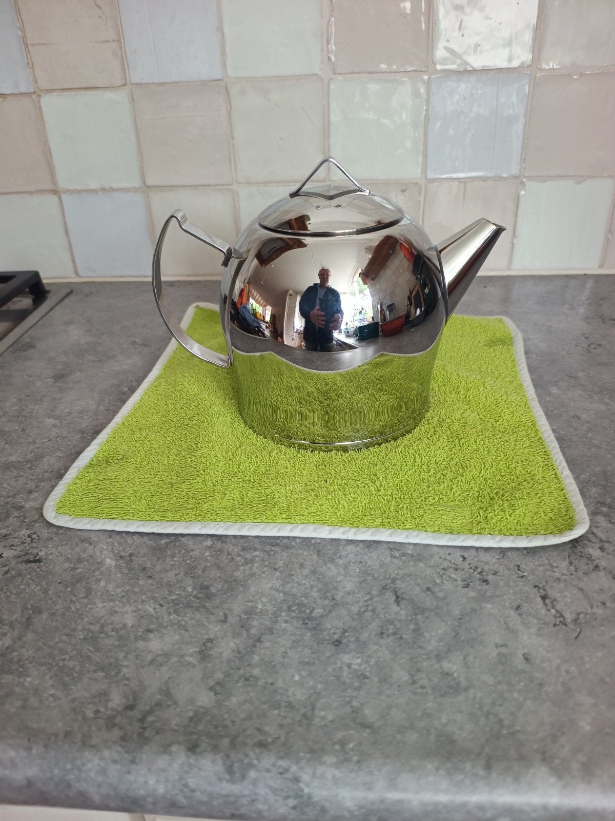 Bredemeijer Minuet Dubbelwandige Theepot 1.2L RVS, Theepot/fluitketel, Bredemeijer, Zilver, Ophalen of Verzenden