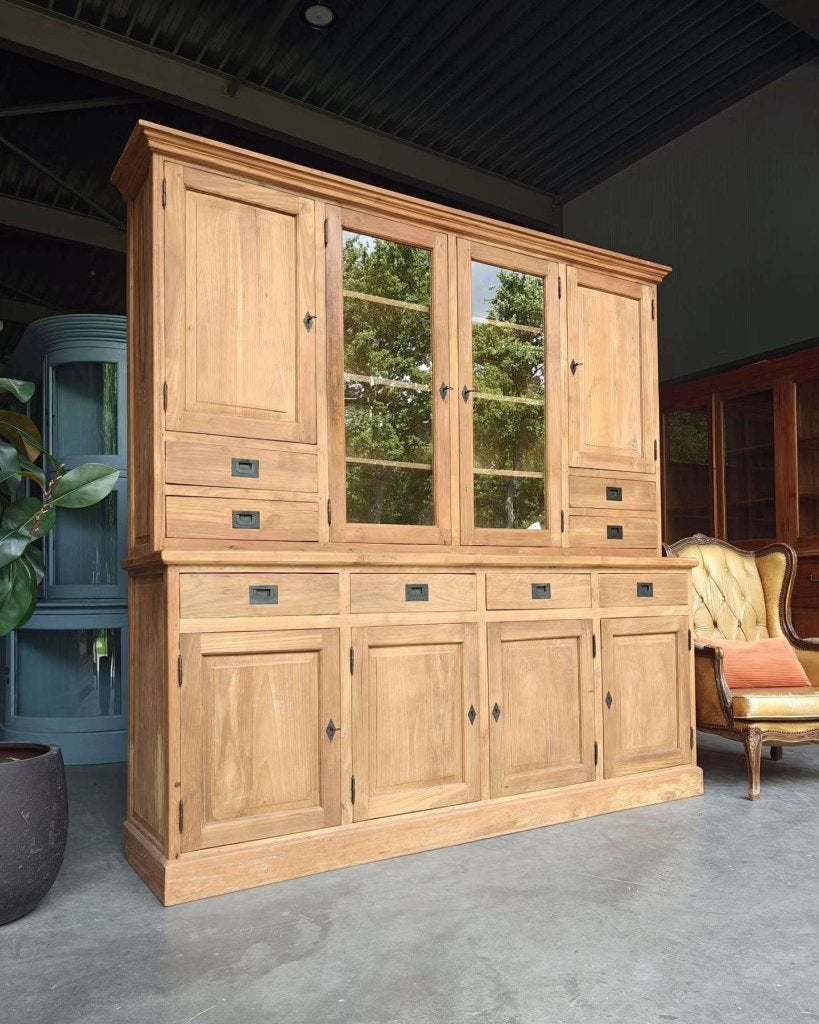 Wandkast | Buffetkast gemaakt van teakhout #4344, Met deur(en), -, 200 cm of meer, -
