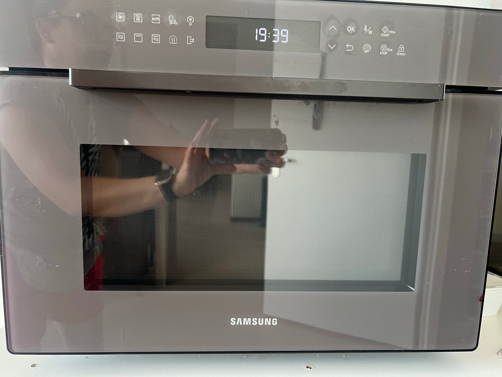 Samsung Combimagnetron MC35R8058** met Air Fry, Ophalen, Combimagnetron, 60 cm of meer, Grill