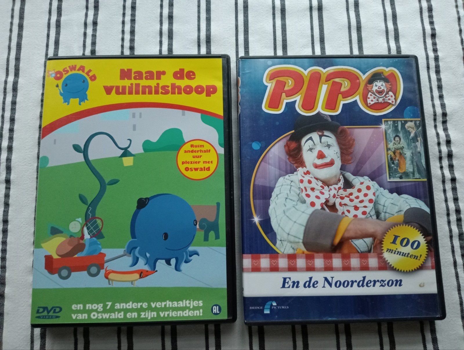 Dvd Pipo en de Noorderzon + Oswald naar de vuilnishoop zgan, Alle leeftijden, Ophalen of Verzenden, Zo goed als nieuw, Avontuur