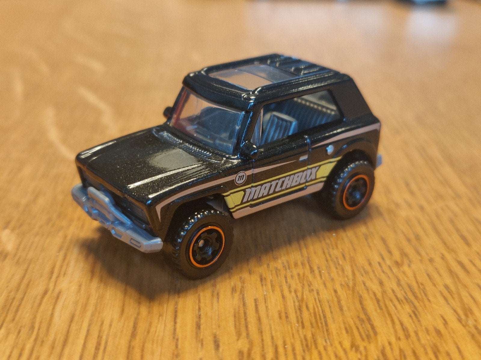 Matchbox MBX Field Car ZWART, Ophalen of Verzenden, Zo goed als nieuw, Auto