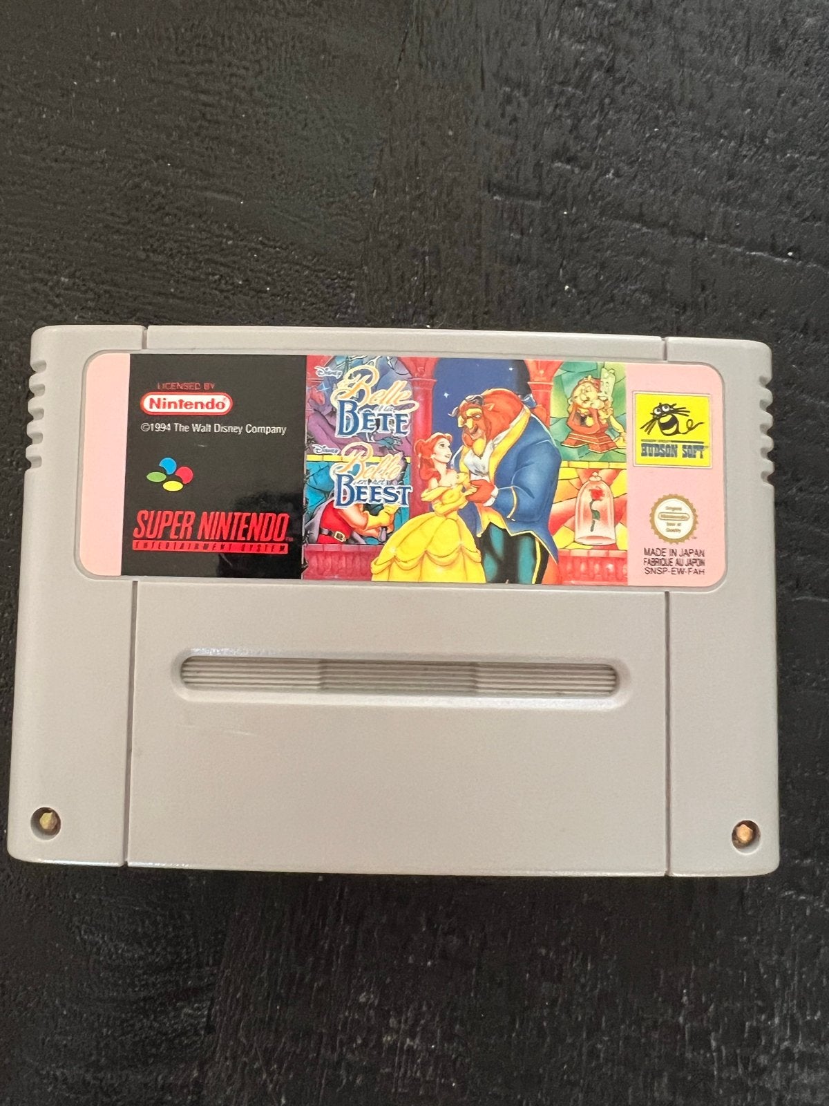 Disney's Beauty and the Beast SNES Game (PAL), Spelcomputers en Games, Gebruikt, 1 speler, Ophalen of Verzenden, Vanaf 3 jaar