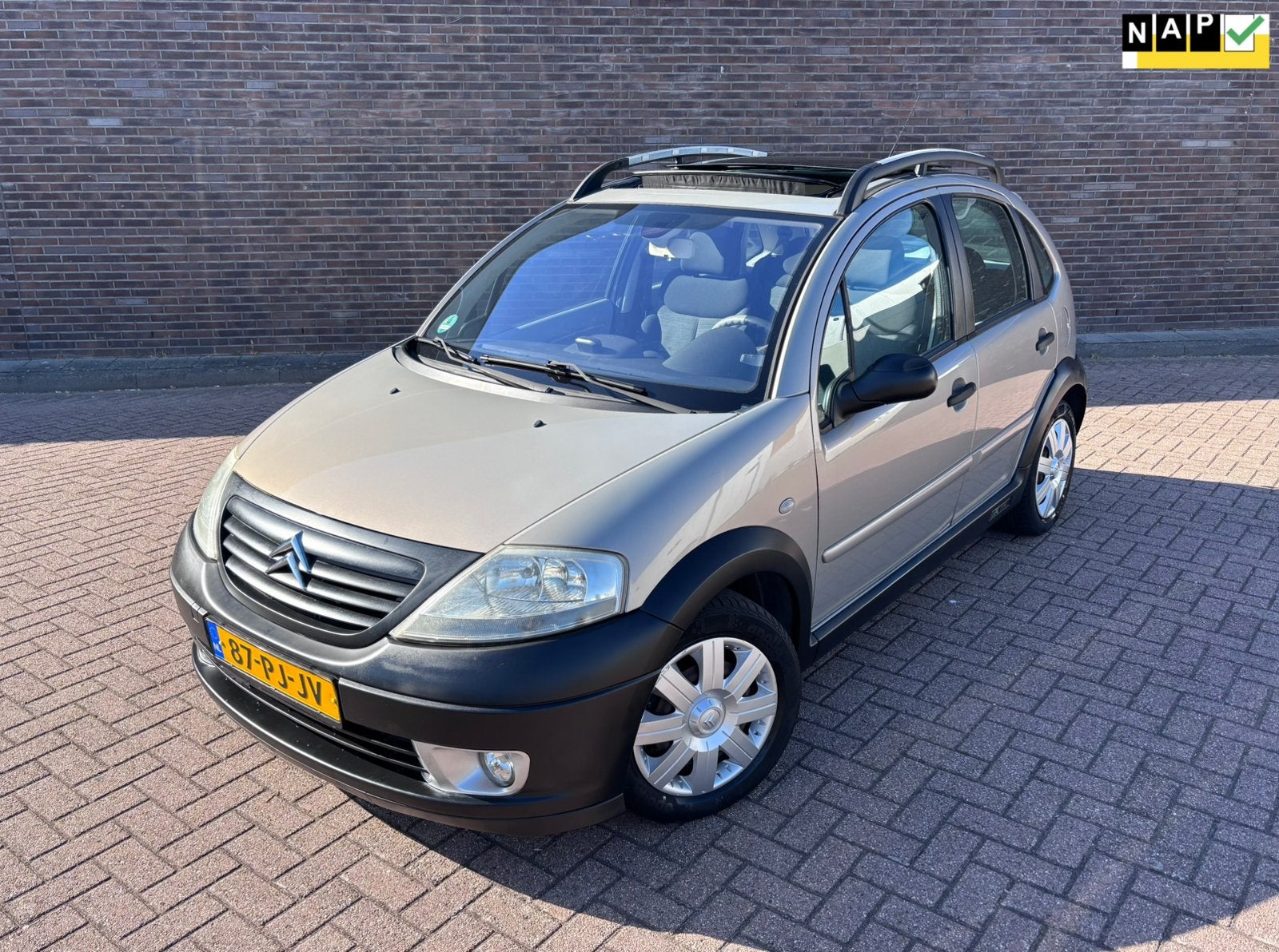 Citroën C3 1.4 Sensodrive X-tr Airco Clima NAP APK 07-2027, Auto's, 4 cilinders, Beige, Origineel Nederlands, Bedrijf