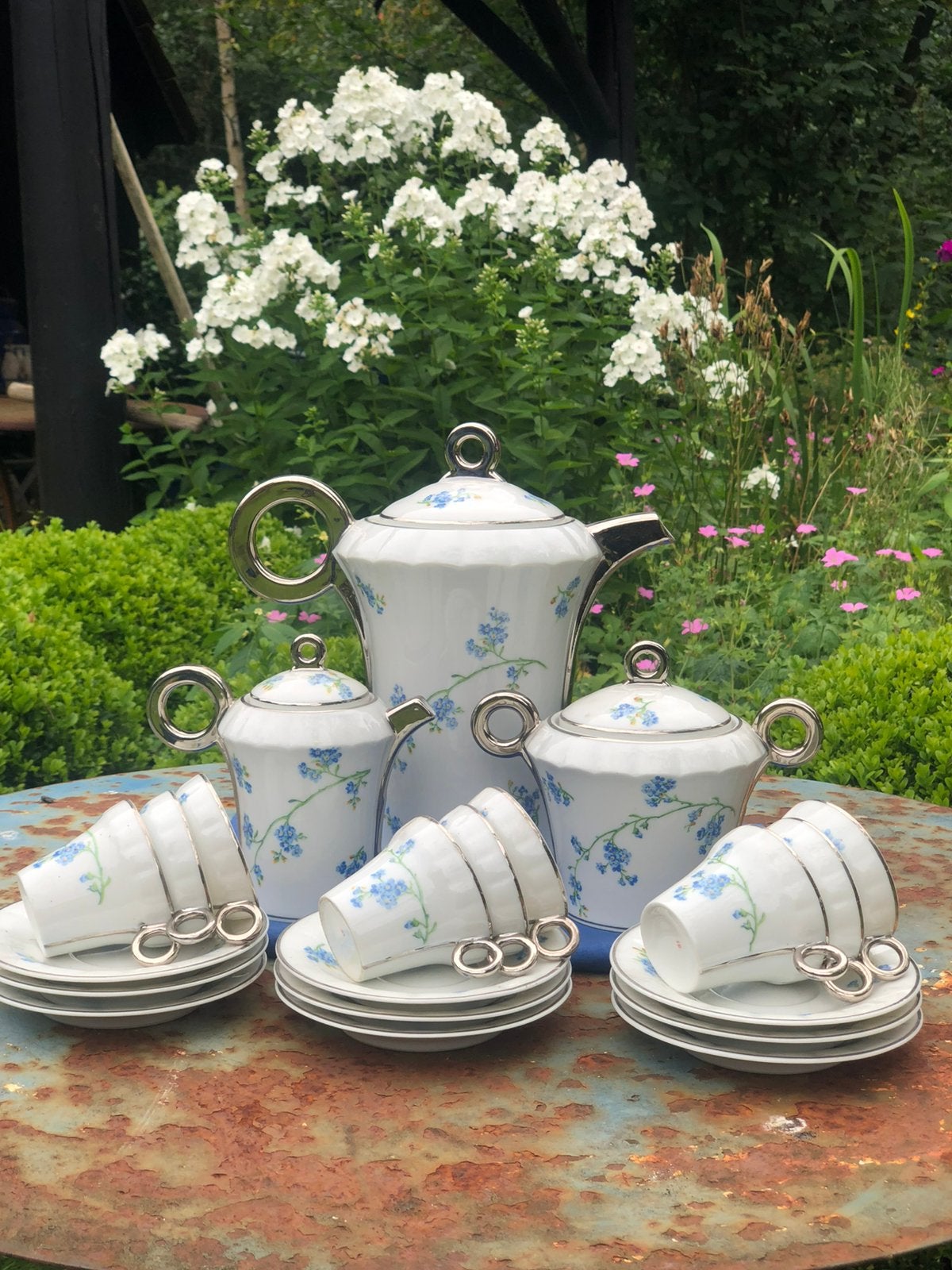 Frans porseleinen servies Art Deco, Antiek en Kunst, Ophalen of Verzenden