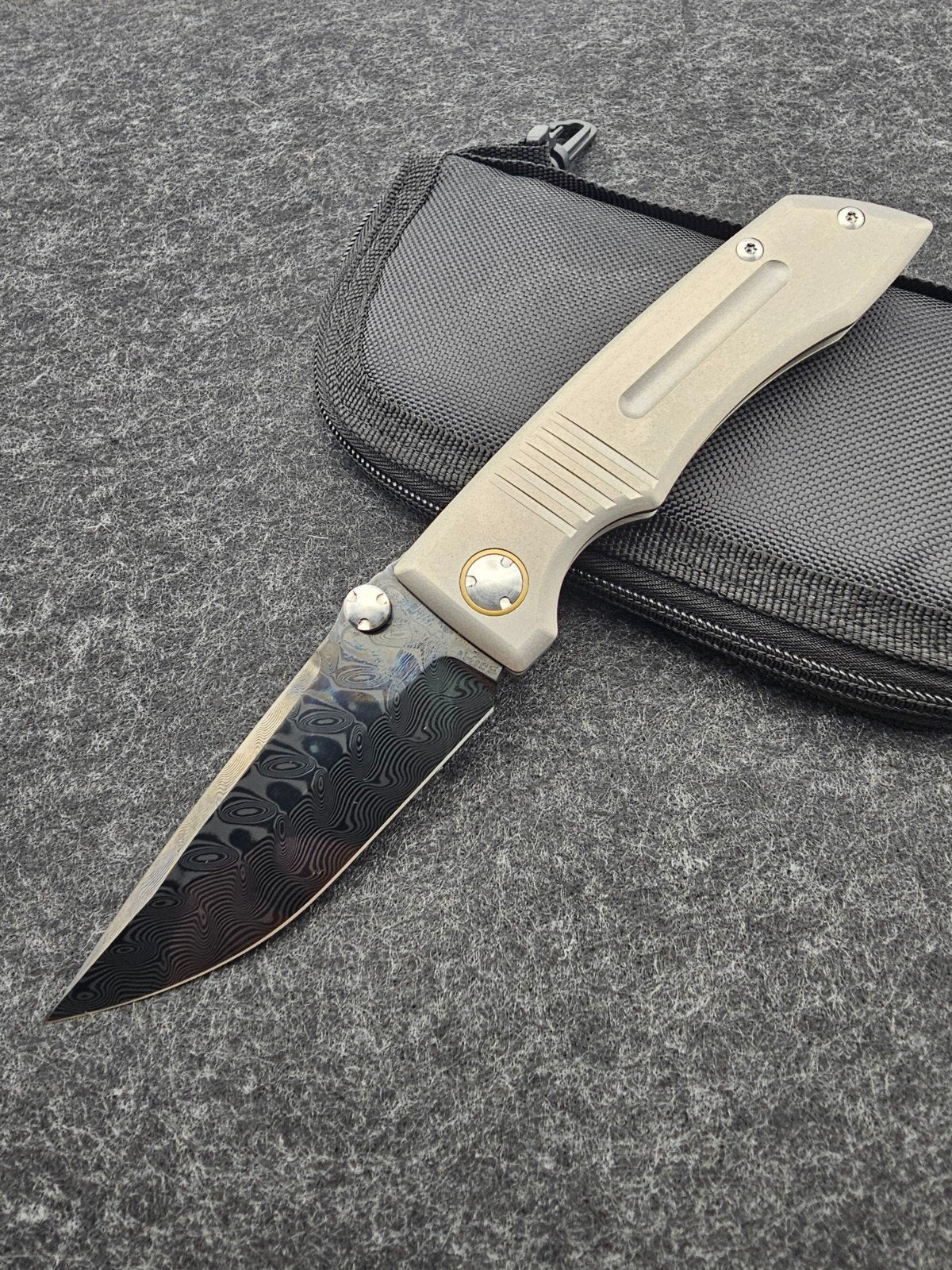 Custom Zakmes RWL 34 Staal Damascus, Ophalen of Verzenden, Nieuw