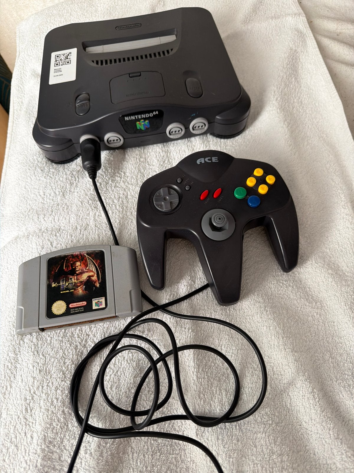 Nintendo 64 Console met Controller en Game, Ophalen of Verzenden, Gebruikt, Met 1 controller, Met games