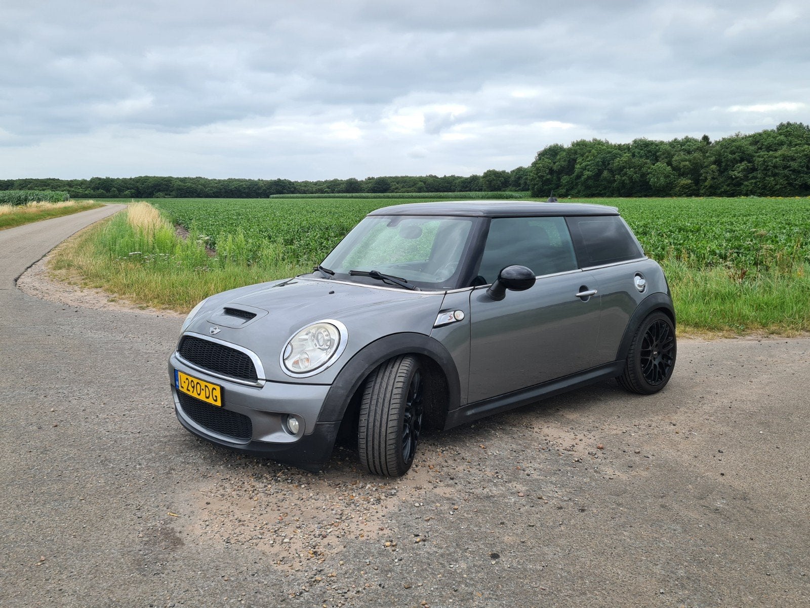 Mini 1.6 Cooper S 2010 Grijs, Auto's, Mini, Voorwielaandrijving, Zwart, 4 stoelen, Leder en Stof