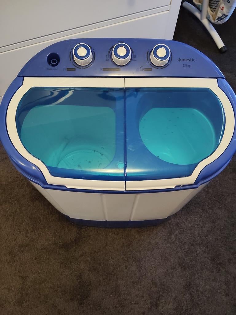 Mestic Mini Wasmachine 2.5 kg - Compact en Draagbaar, Minder dan 85 cm, Minder dan 4 kg, Bovenlader, Ophalen of Verzenden