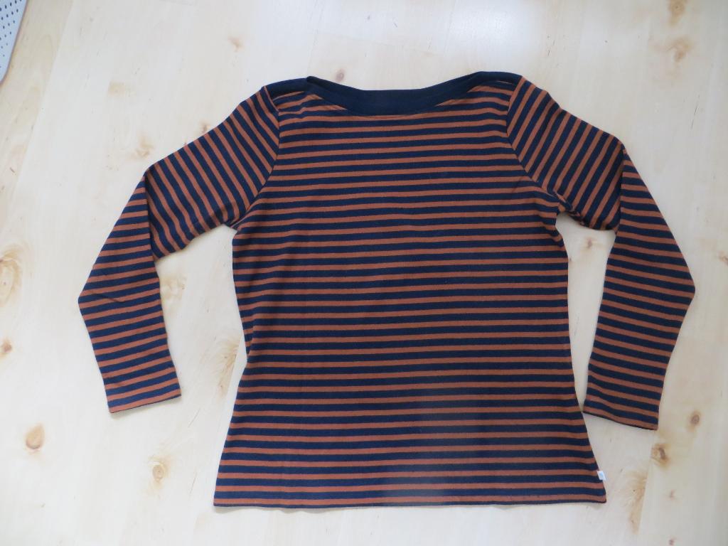 longsleeve/Tom Tailor/streep/bretons/zomer/donkerblauw, Blauw, Maat 42/44 (L), Zo goed als nieuw, Lange mouw