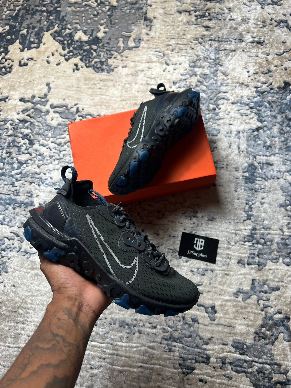 Nike React Vision Antraciet Maat 38 Nieuw, Kleding | Heren, Zwart, Nieuw, Ophalen of Verzenden, Sneakers of Gympen