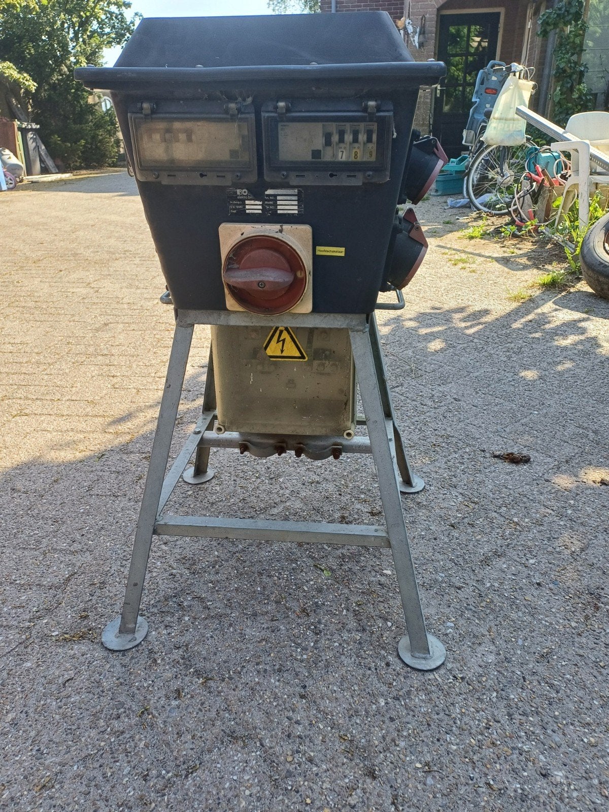 BOS  Elektro Bouwstroomkast MIDI HOOG 125 Ampère, Ophalen of Verzenden, Gebruikt, Overige typen
