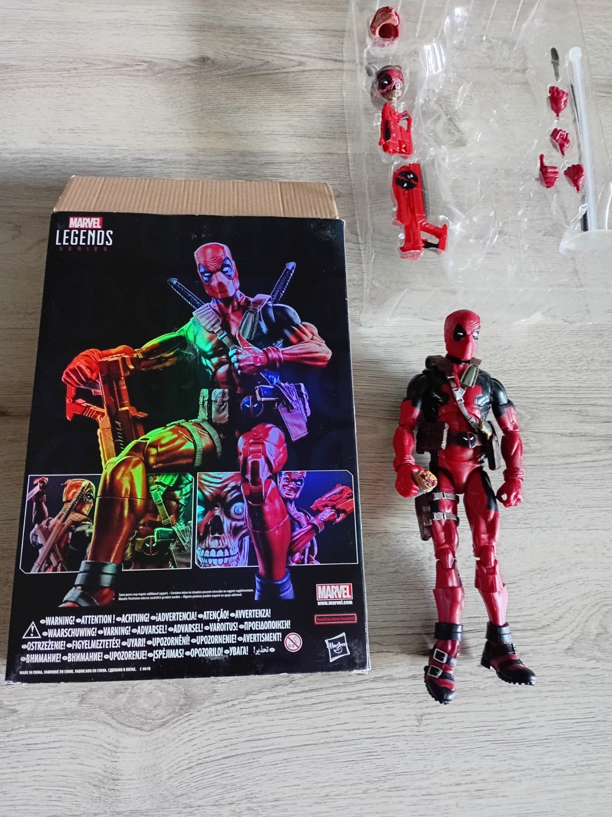 Marvel Legends Deadpool actiefiguur met accessoires, Ophalen of Verzenden