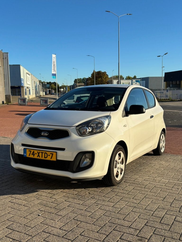 Kia Picanto 1.0 / 2012 / AIRCO / NAP / APK, Auto's, Voorwielaandrijving, 400 kg, Wit, Origineel Nederlands