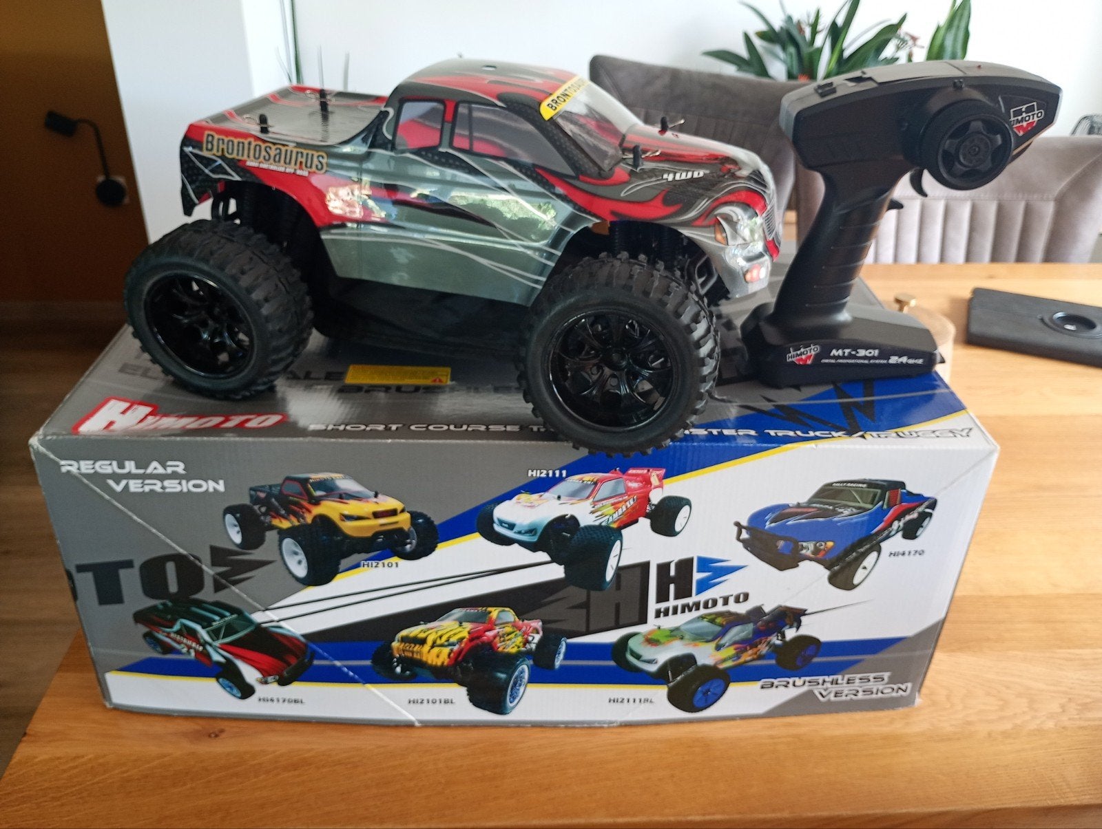 Himoto RC monstertruck, Ophalen, Schaal 1:10, Elektro, Auto offroad