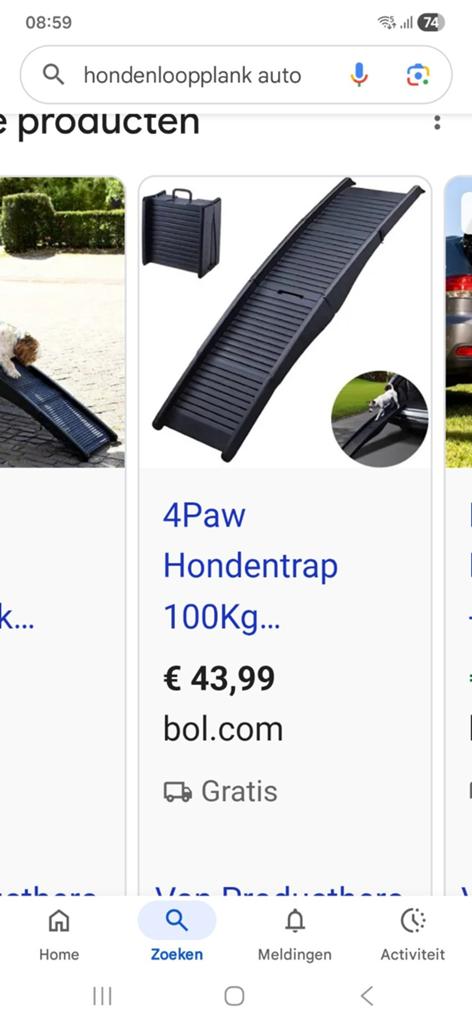 Nieuwe Honden loopplank /trap, Ophalen of Verzenden, Nieuw