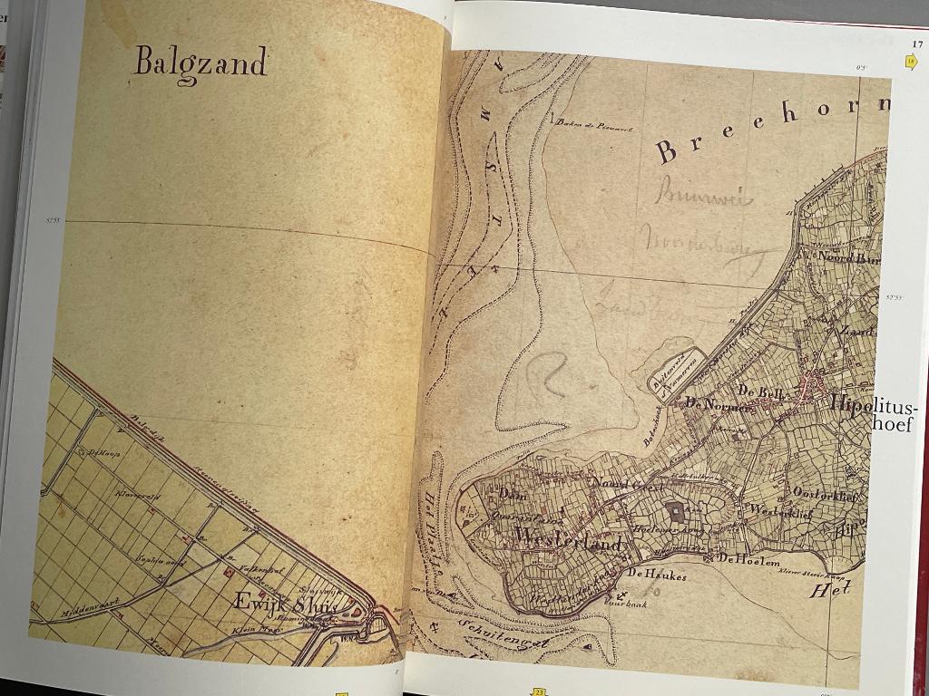 Grote Historische Provincie Atlas - Noord-Holland 1849-1859, Ophalen of Verzenden, 1800 tot 2000, Nederland, Landkaart