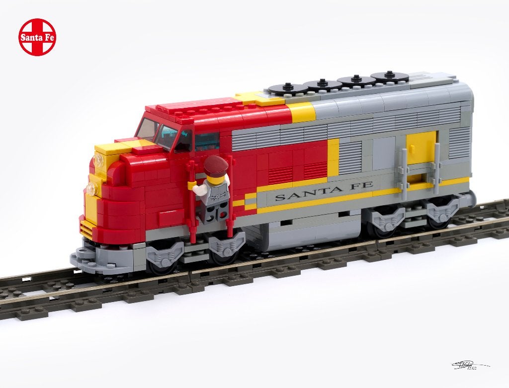 Lego 10020 Santa Fe, zelf bouw, zonder motor, Gebruikt, MOC (eigen creatie), Overige thema's, Lego