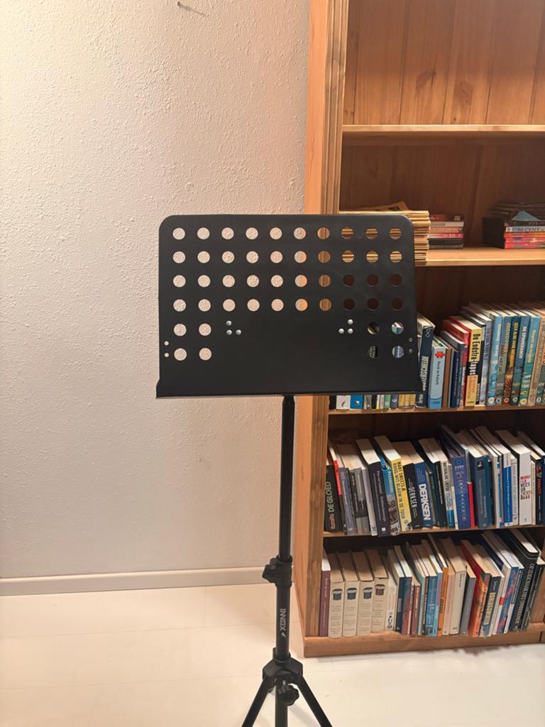 Bladmuziekhouder te koop, Ophalen, Gebruikt, Muziekstandaard