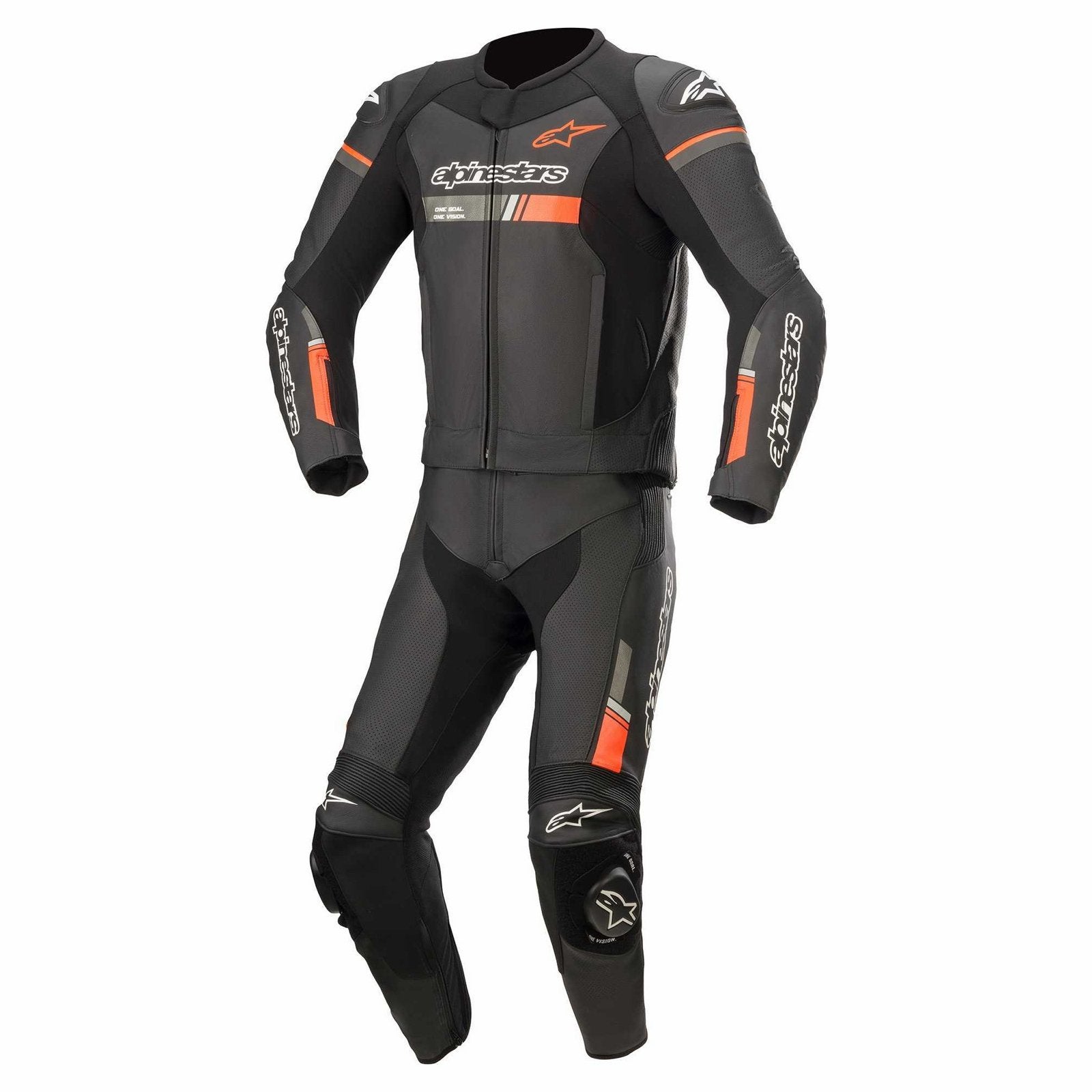 Alpinestars GP Force Chaser 2-delig 48 leren motorpak, Motoren, Kleding | Motorkleding, Ophalen of Verzenden, Tweedehands, Heren