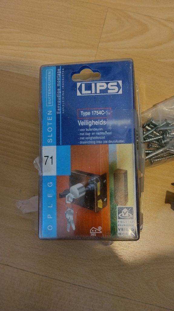 Lips veiligheidsoplegslot, Ophalen, Nieuw, Slot