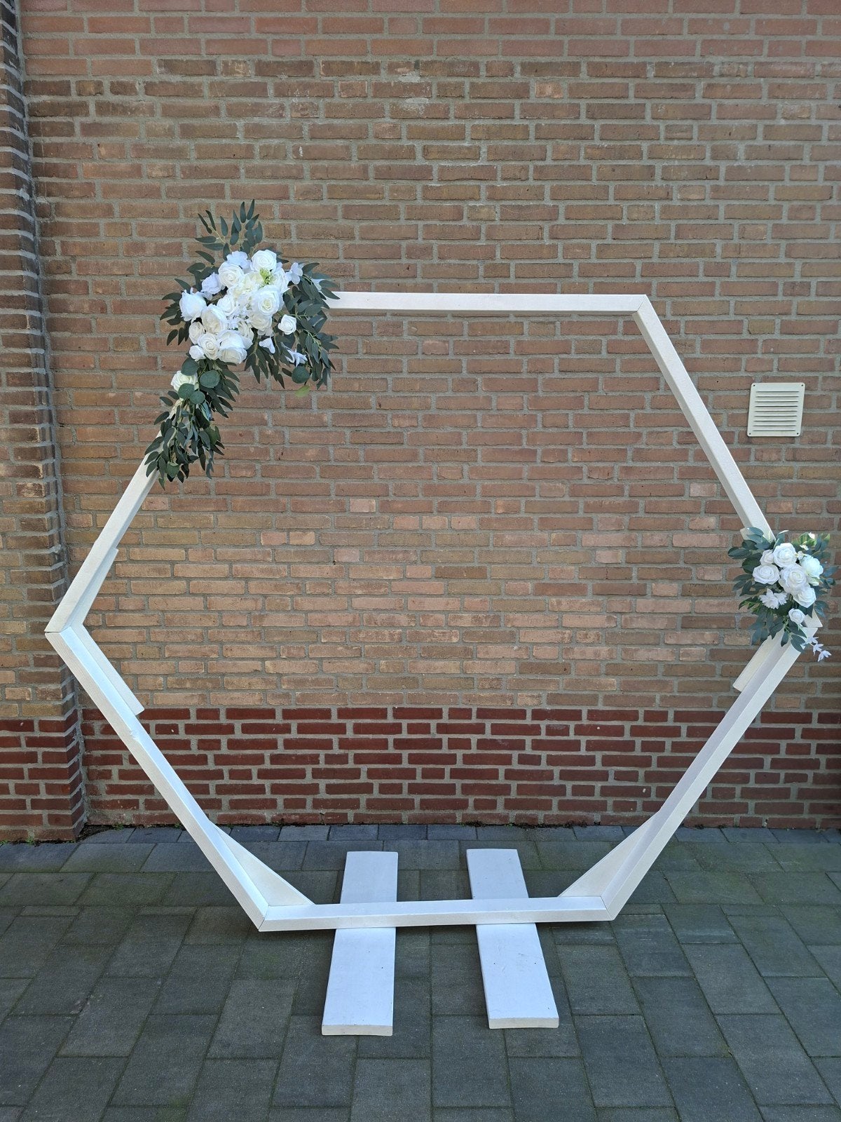 Backdrop bruiloft, Ophalen, Zo goed als nieuw, Wit, Accessoires