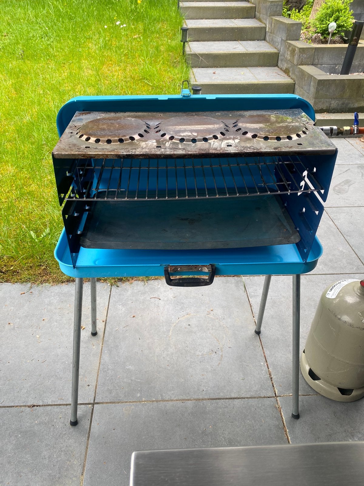 Gasbarbecue voor grillen en koken, Ophalen, Gebruikt