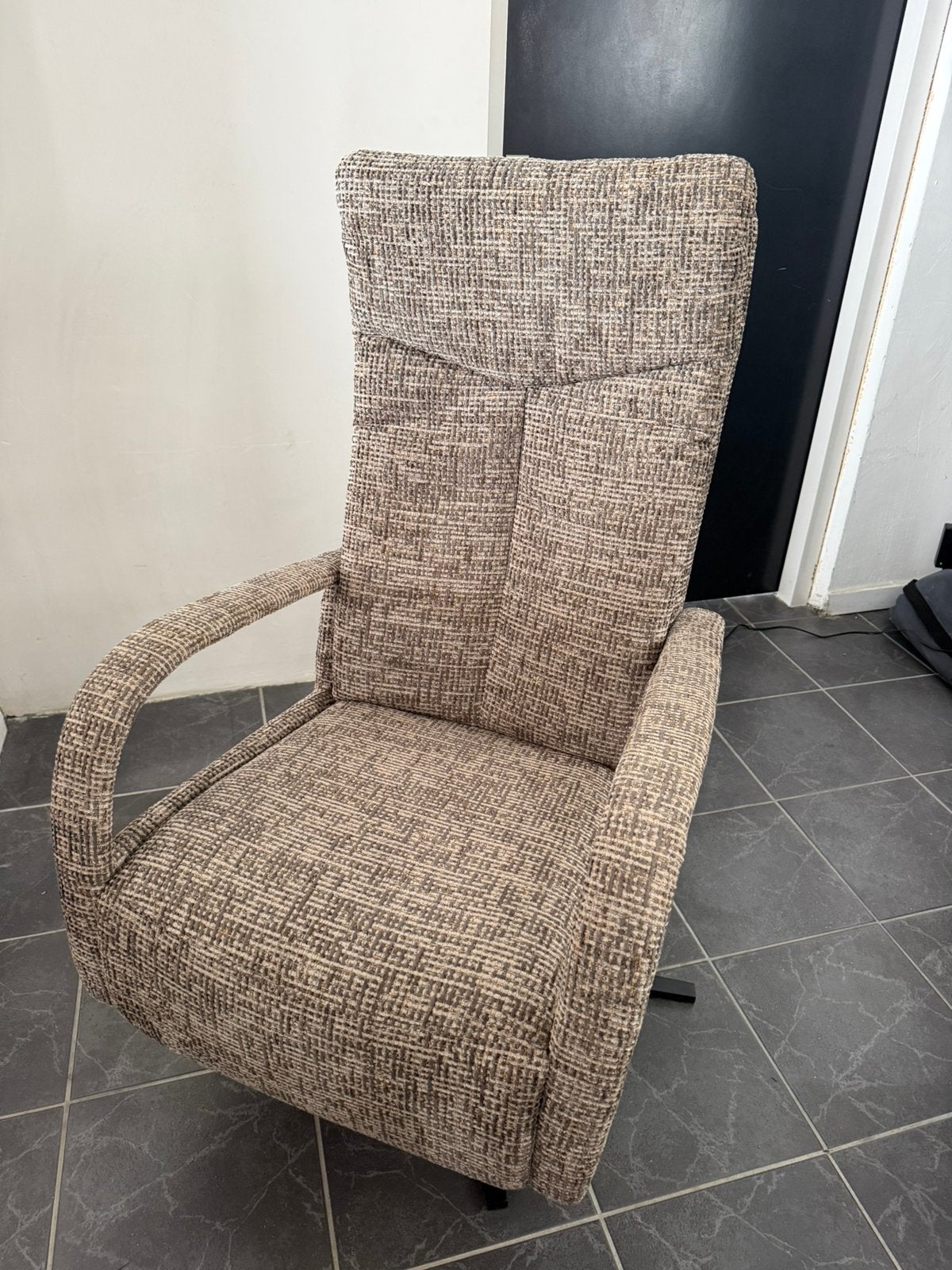 Relaxfauteuil Tuscany met sta-op functie, Huis en Inrichting, Ophalen, Bruin, Zo goed als nieuw, Eén