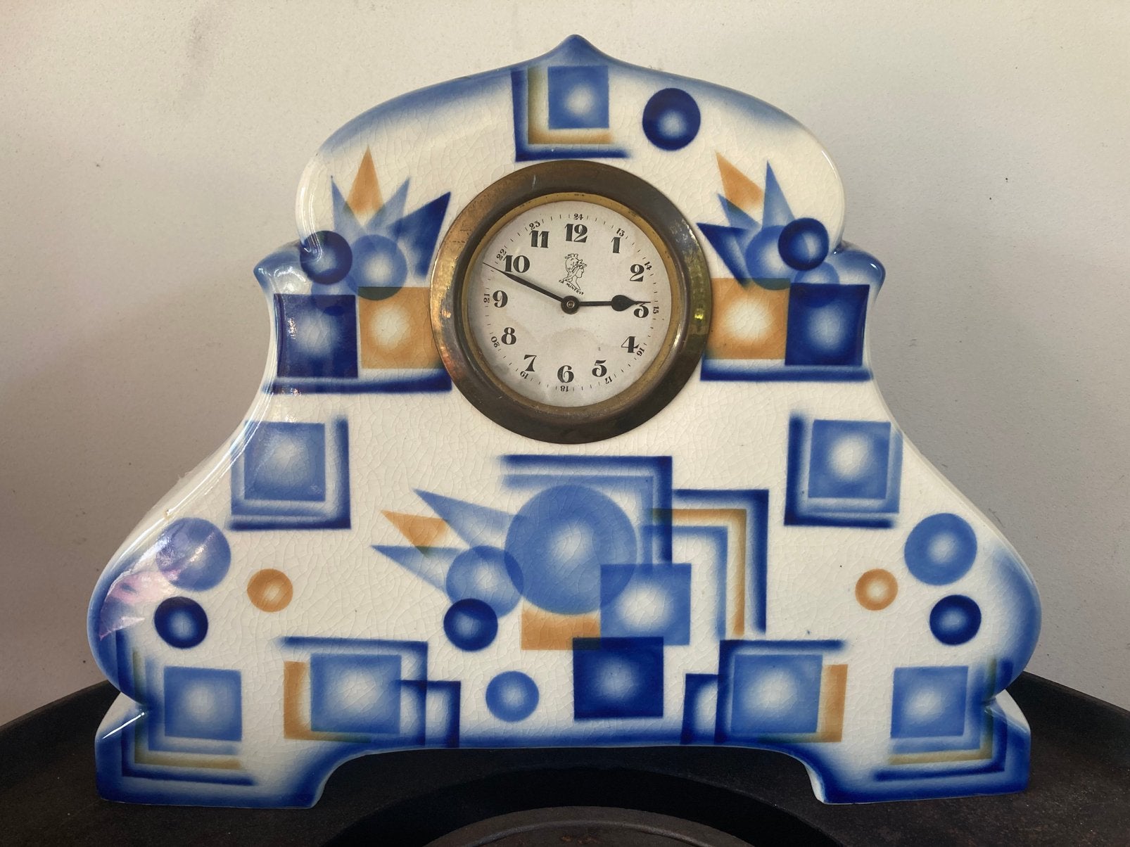 Art Deco Klok Spritzdecor, Ophalen of Verzenden