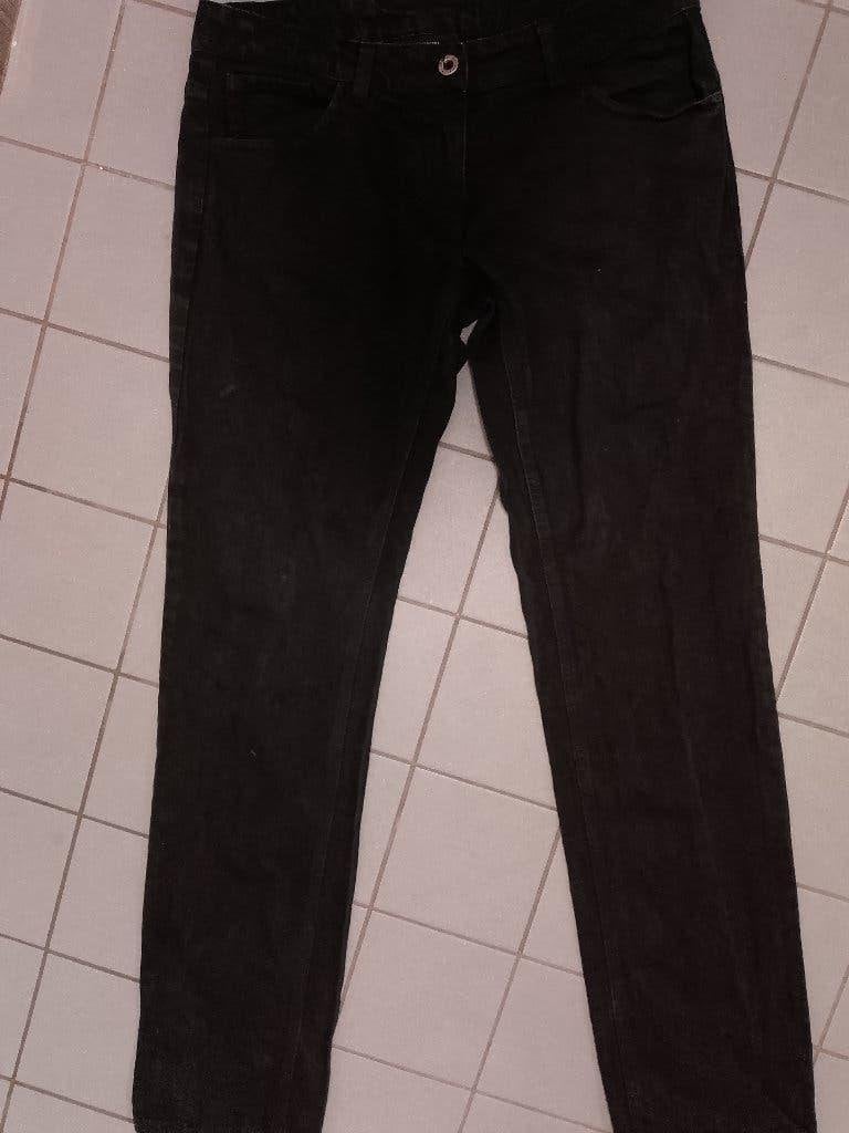 zwarte Stefanel design jeans Maat 42 W33/L36 100% Katoen), Zwart, Ophalen of Verzenden, Zo goed als nieuw, Stefanel