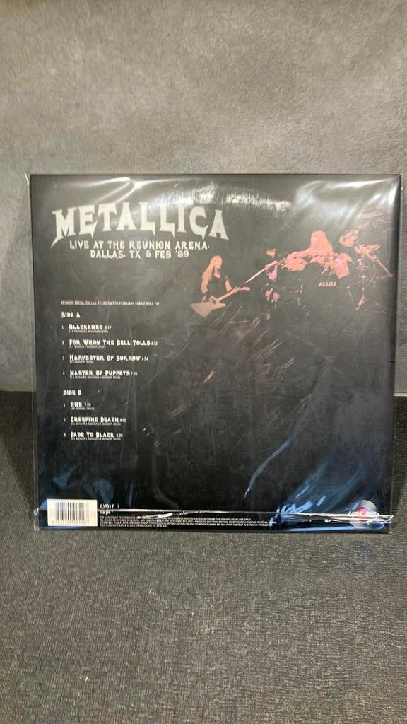 Metallica— Live At The Reunion Arena ,Dallas Tx 5 Feb ‘89, Cd's en Dvd's, Ophalen of Verzenden, 12 inch, Nieuw in verpakking, Inclusief binnenhoes