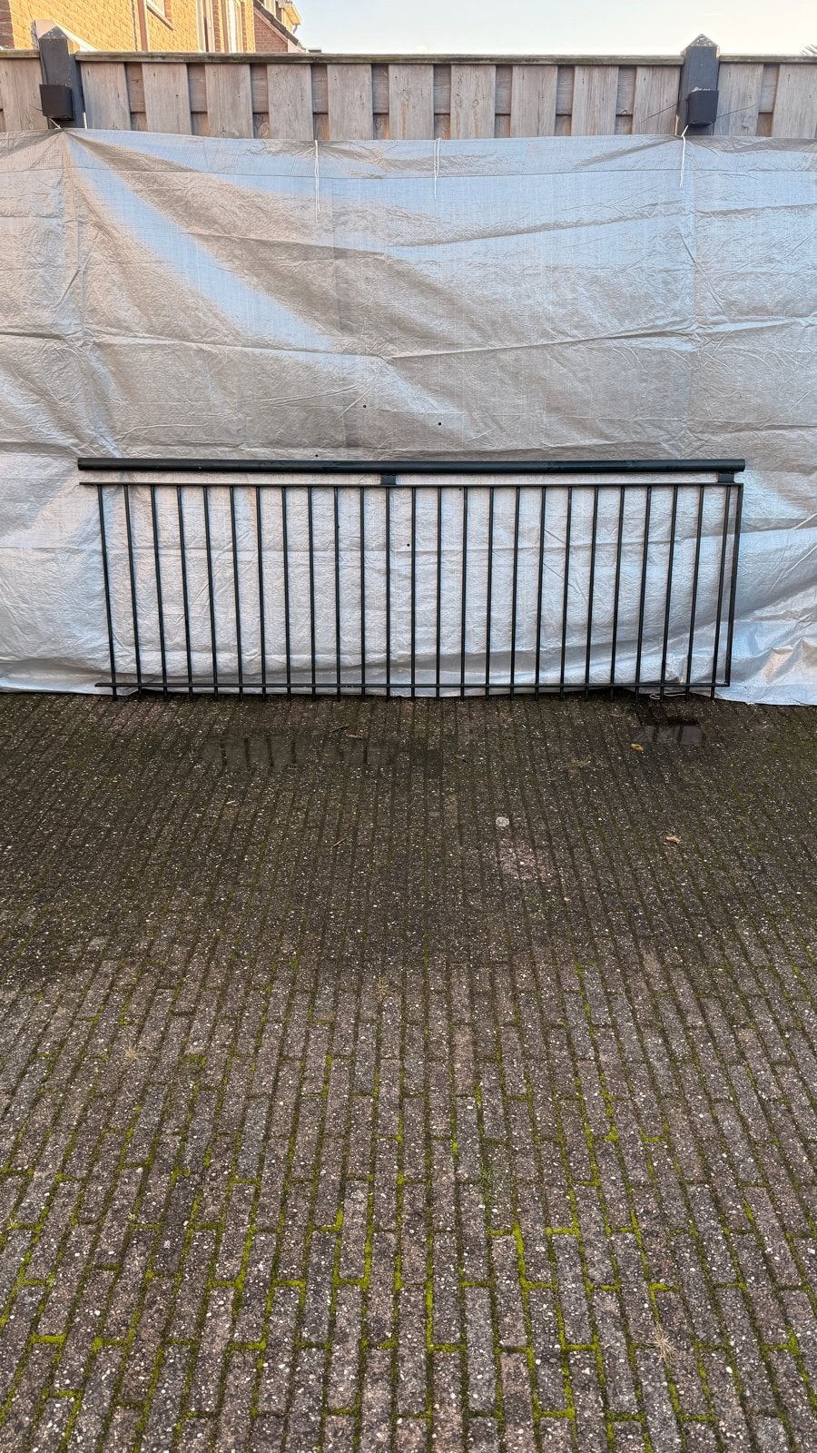 Zwart Balustrade - Gebruikt maar in goede staat, Ophalen, Gebruikt, IJzer, Spijlenhekwerk