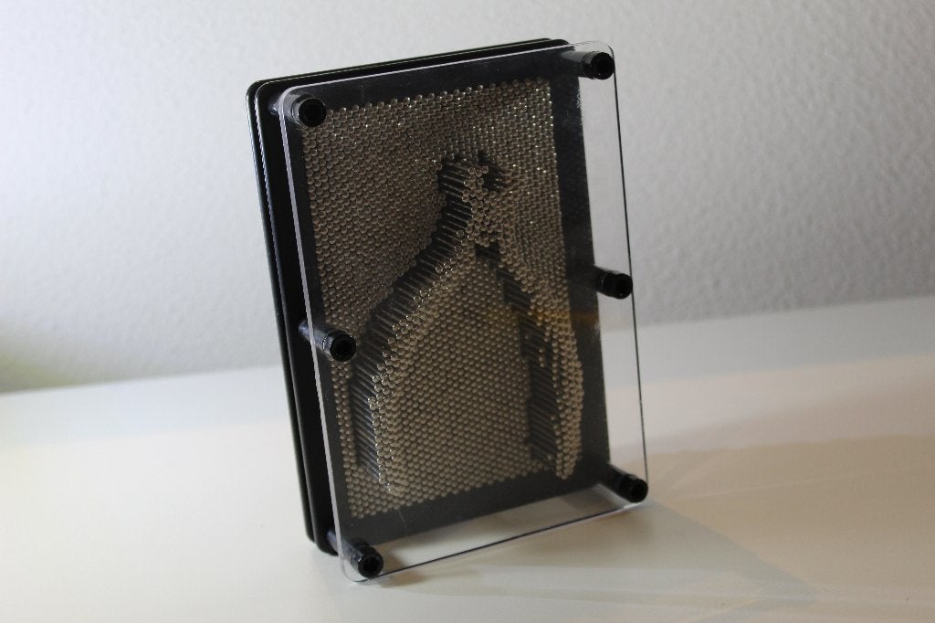 Pin art - bureau Accessoire - 3D spijkerbed-, Antiek en Kunst, Ophalen of Verzenden