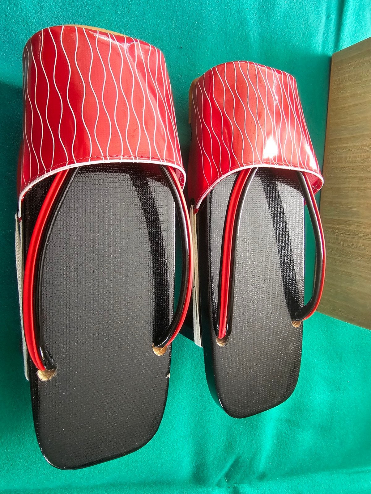 Vintage Japanse Zenya regen-geta – originele doos – Ginza To, Ophalen of Verzenden