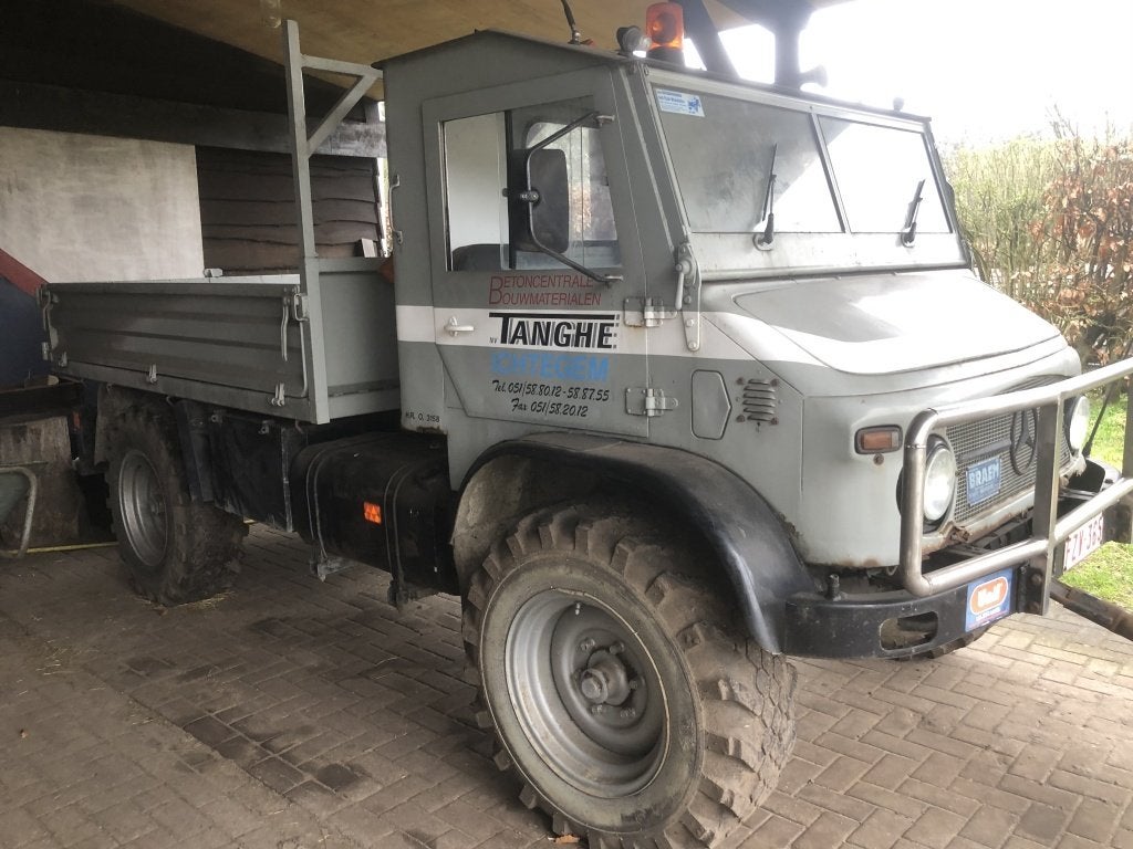 Mercedes-Benz Unimog 404, KIPER ,4x4 incl kraan 2.2 6 cylind, Auto's, Mercedes-Benz, Bedrijf, Handgeschakeld, SUV of Terreinwagen