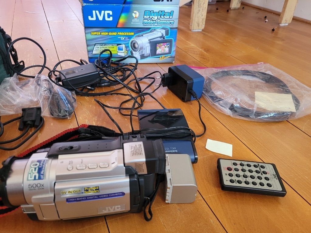 JVC DV camcorder, GR DVL 167 EG, Ophalen, Mini dv, JVC, 20x of meer