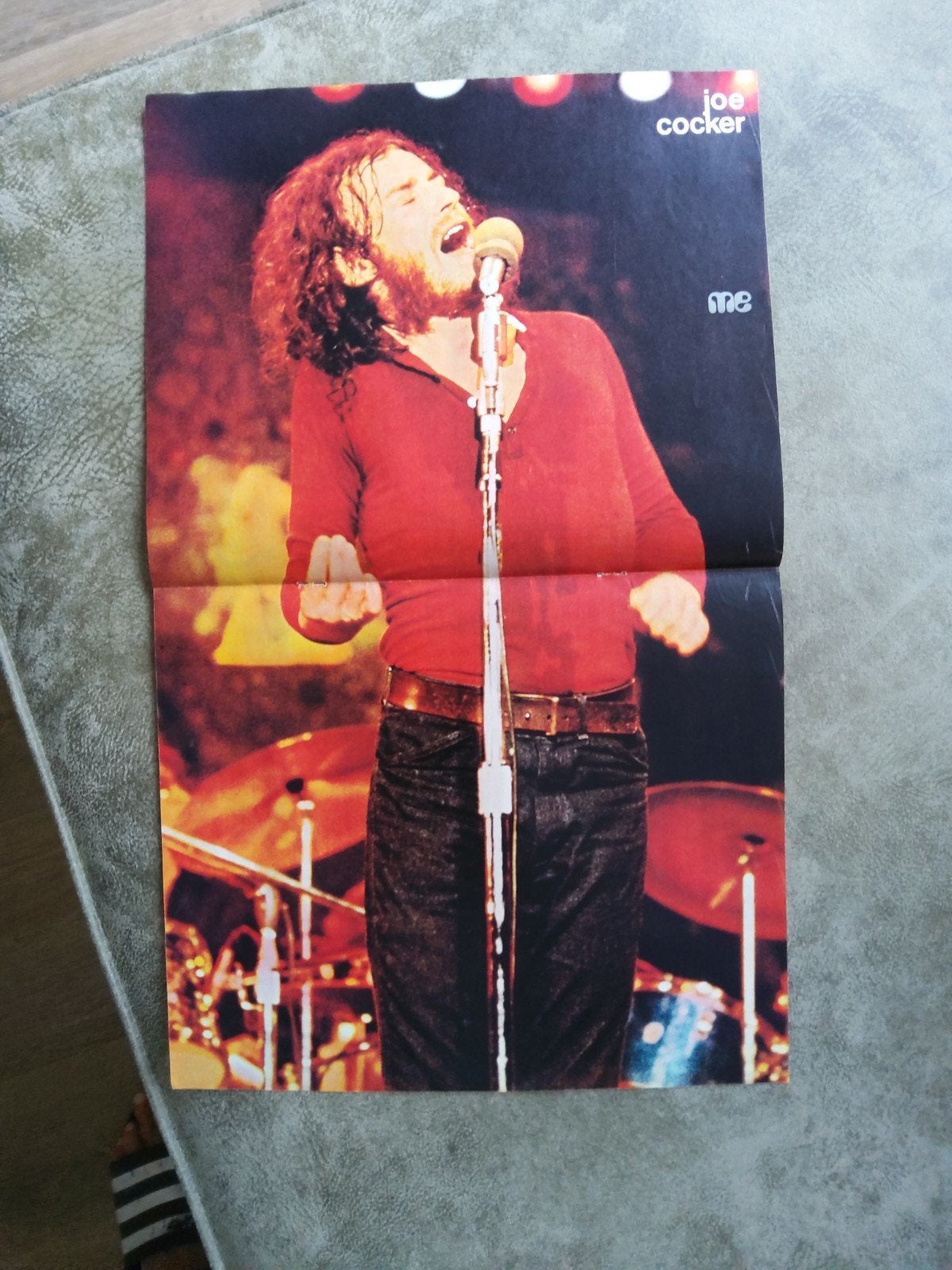 Joe Cocker:  Poster muziek expres, Ophalen of Verzenden, A1 t/m A3