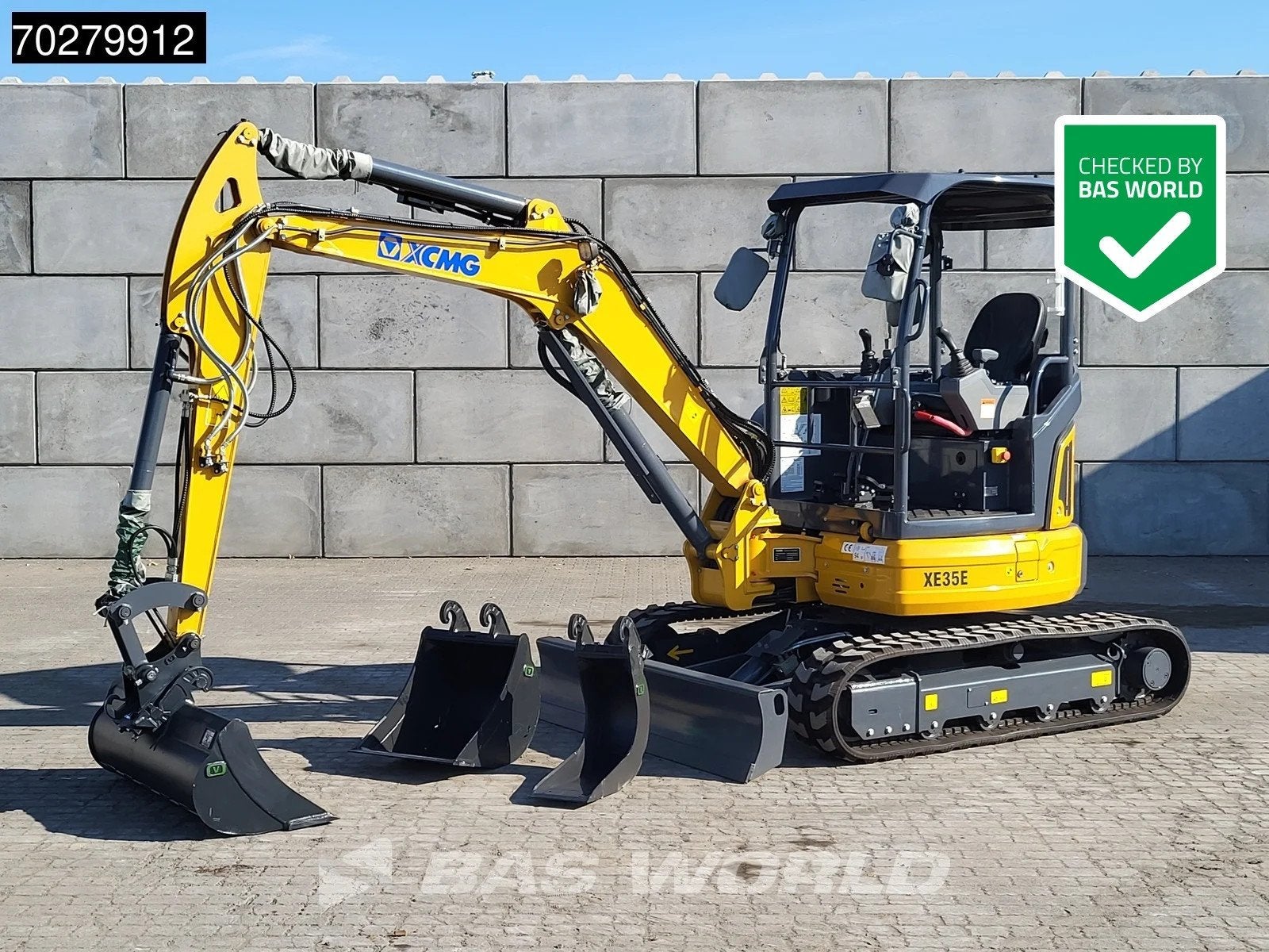XCMG XE35 E FACTORY WARRANTY - CW / 3 BUCKETS - YANMAR, Graafmachine