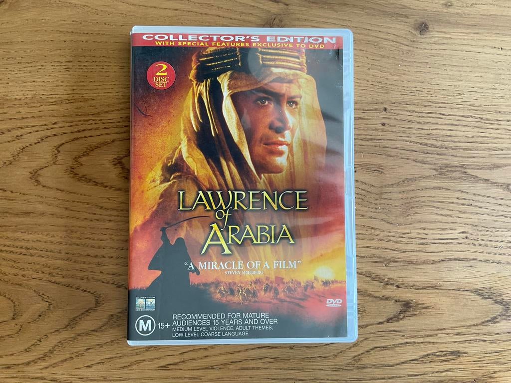 7). Lawrence of Arabia Collector's Edition DVD (2 discs)., Vanaf 16 jaar, Ophalen of Verzenden, Zo goed als nieuw