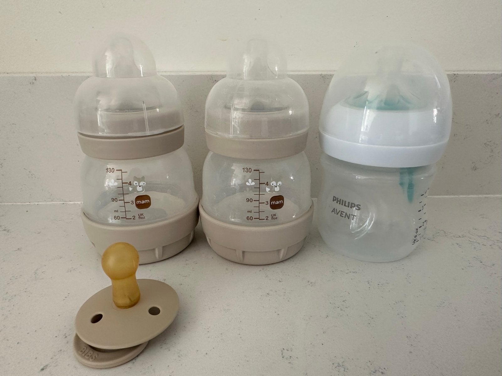 Gratis Babyflessen en speen (Mam, Philips Avent, BIBS), Ophalen, Gebruikt, Overige typen