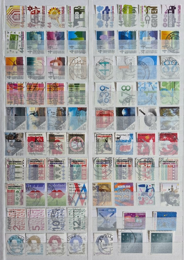 EUROPOSTZEGELS NEDERLAND GESTEMPELD, Verzenden, Na 1940, Gestempeld