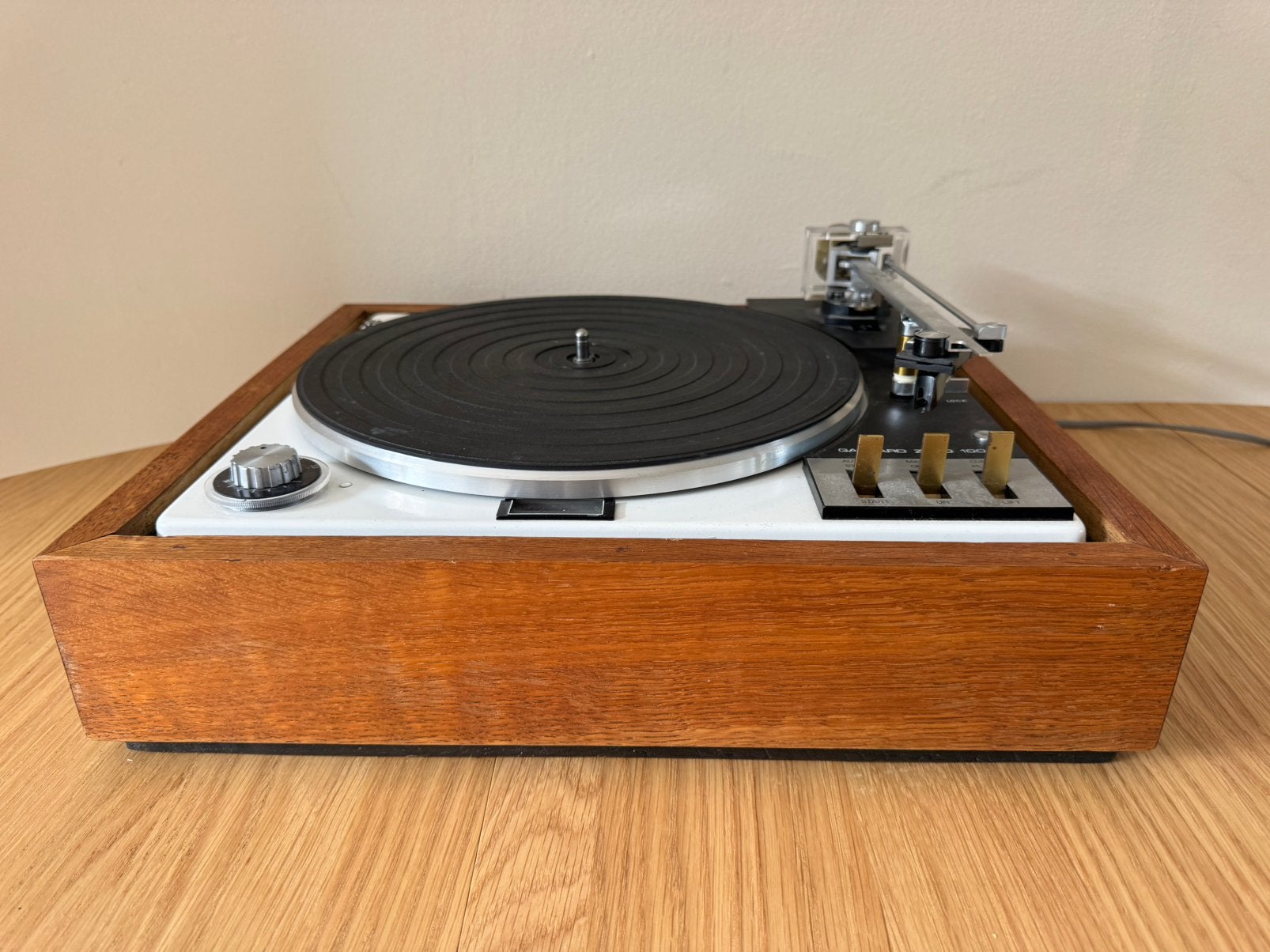 Gerrard Zero 100S ; refurbished; unieke arm, Pitch-regelaar, Refurbished, Platenspeler, Ophalen