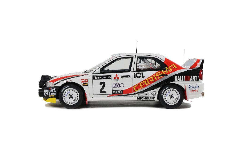 OttoMobile 1:18 Mitsubishi Carisma GT No 2 r. Burns RAC 1997, OttOMobile, -, Nieuw, Ophalen of Verzenden