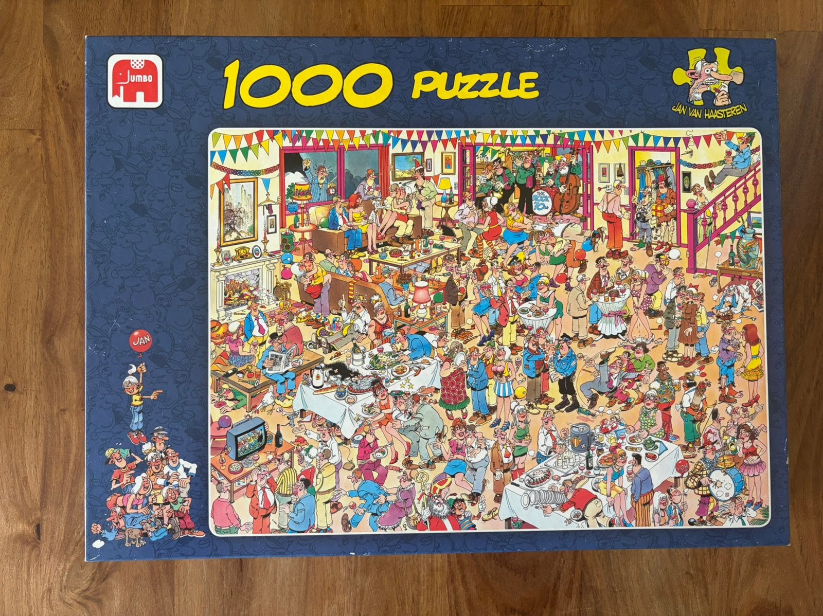 Jan van Haasteren Legpuzzel 1000 stukjes - Departure Hall, Ophalen of Verzenden, 500 t/m 1500 stukjes, Zo goed als nieuw, Legpuzzel