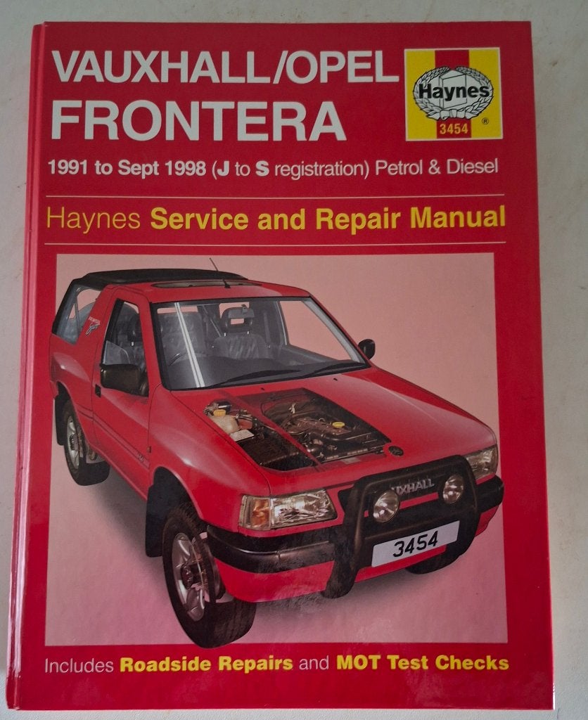 Haynes Service Reparatiehandleiding Vauxhall / Opel Frontera, Ophalen of Verzenden