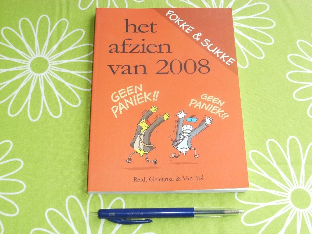 Fokke en Sukke - het afzien van 2008, Eén stripboek, Ophalen of Verzenden, Zo goed als nieuw, Reid, Geleijnse & Van Tol