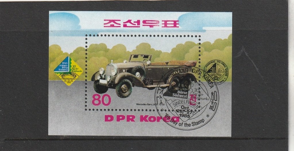 Auto Blok nr. 1, Ophalen of Verzenden, Gestempeld, Auto's