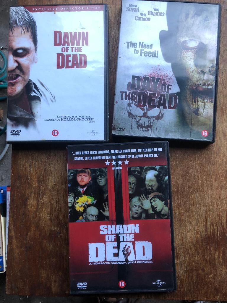 LOSSE VERKOOP; Day : Dawn ; Shaun of the Dead DVD, Vanaf 16 jaar, Ophalen of Verzenden, Zo goed als nieuw, Vampiers of Zombies