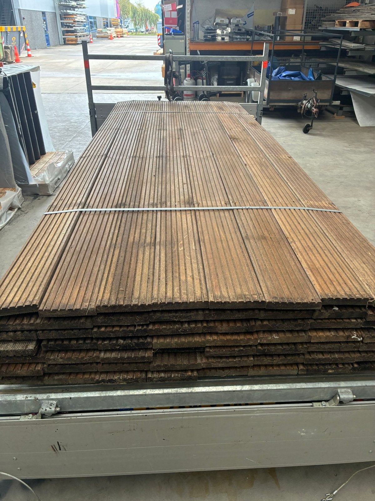 Vlonderplanken planken vlonder, Ophalen, Zo goed als nieuw, 250 cm of meer, Planken