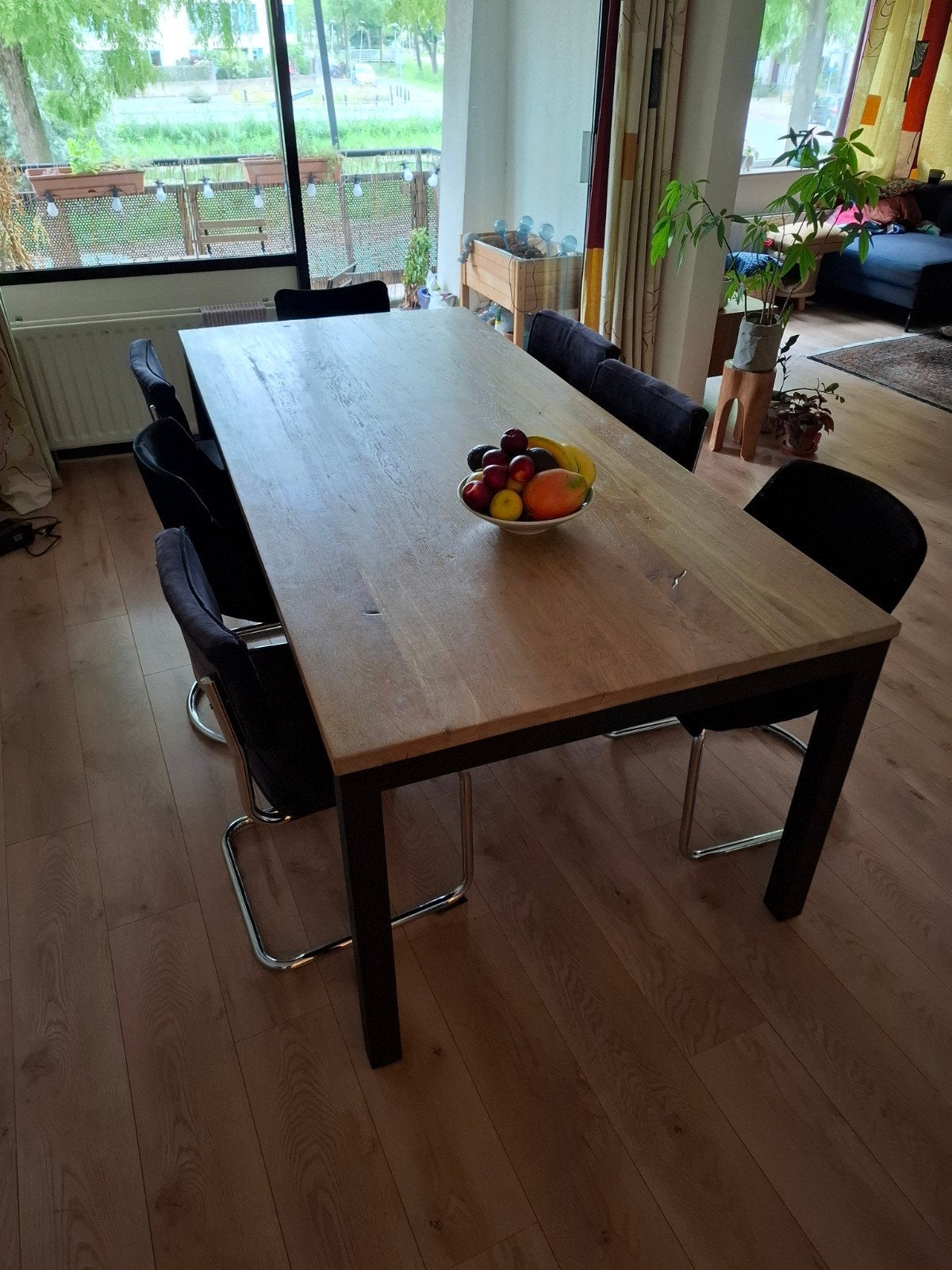 eettafel Goossens, Ophalen, Rechthoekig, 200 cm of meer, 50 tot 100 cm