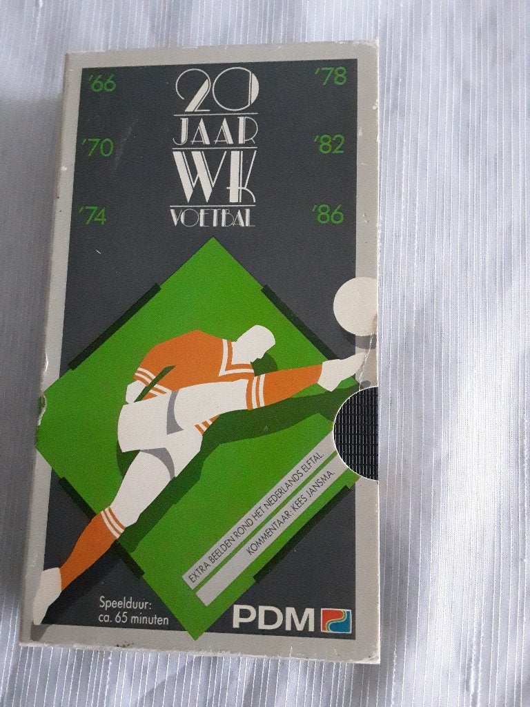 20 jaar WK voetbal cassettebandje, Verzamelen, Ophalen of Verzenden, Zo goed als nieuw, Overige binnenlandse clubs, Overige typen